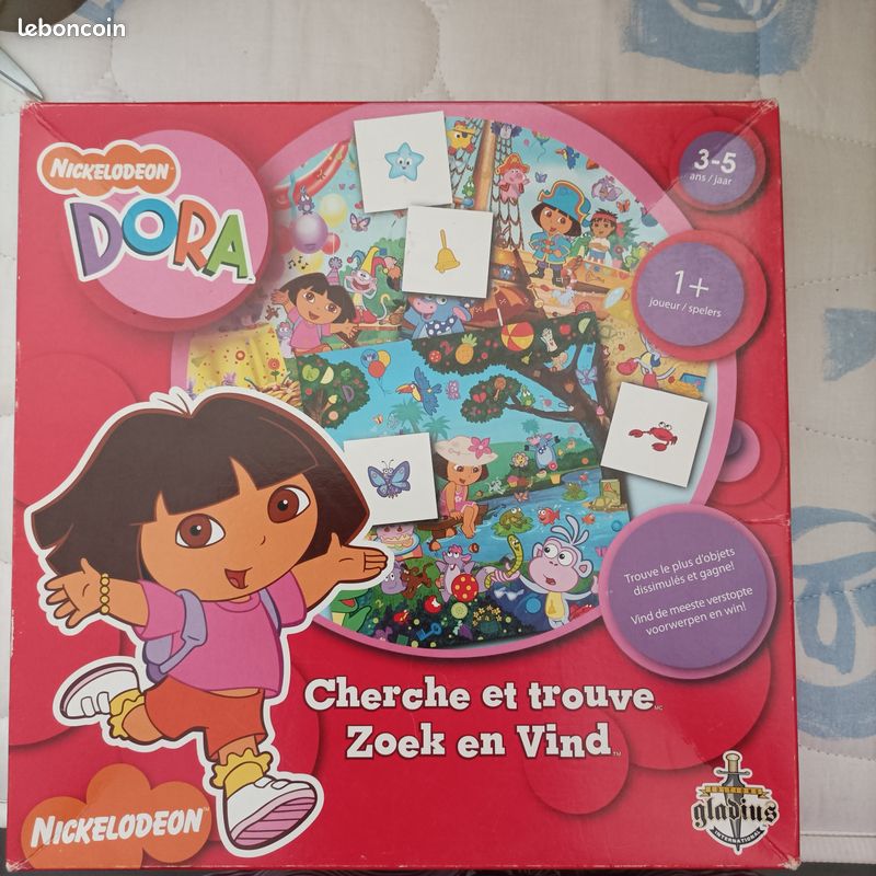 Cherche et trouve les objets de DORA (image 1)