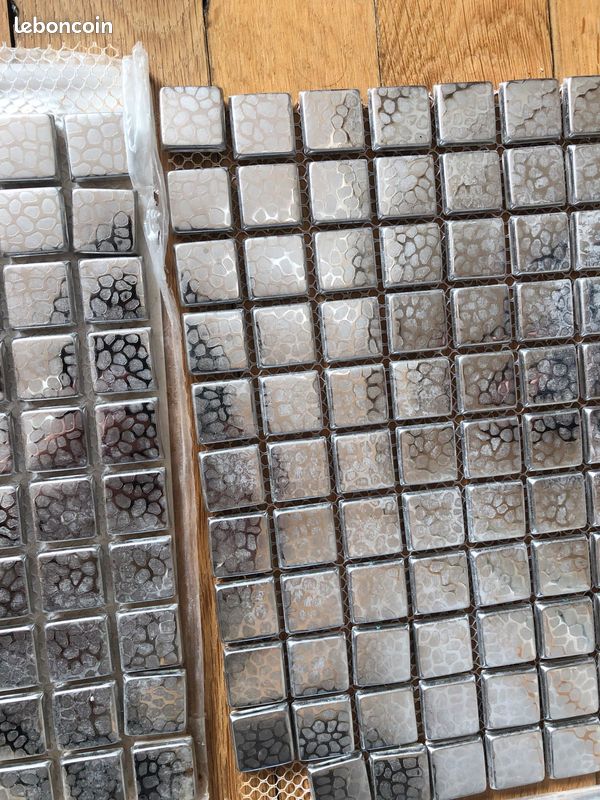 Faïence mosaïque argent (image 2)