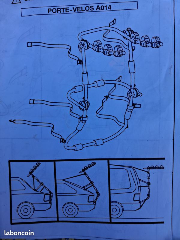 Porte velos haillon pour 3 velos (image 14)