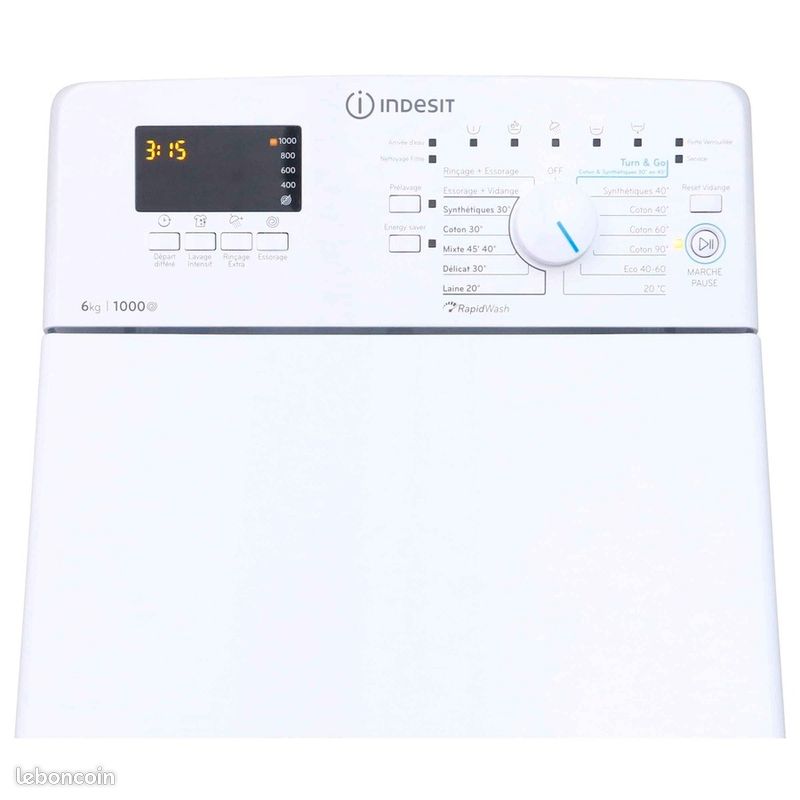 Lave linge Indesit Rapid Wash (image 1)