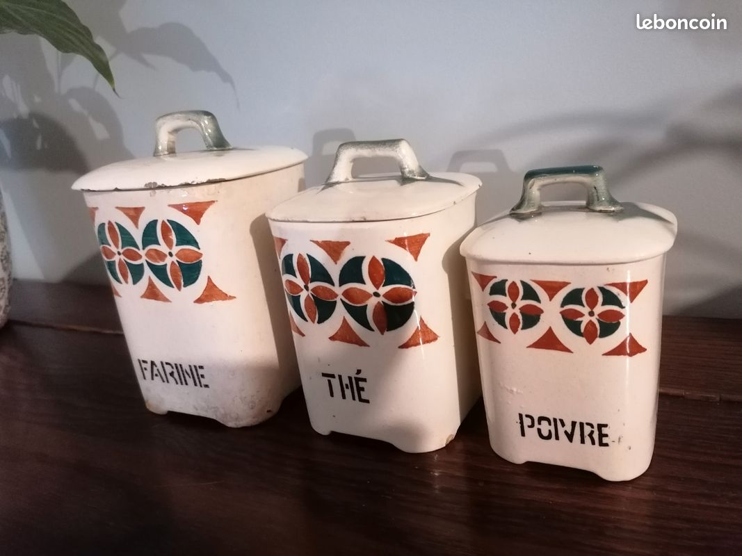 Lot De 5 Pots à épices En Verre Coloré – Style Vintage Des Années 80