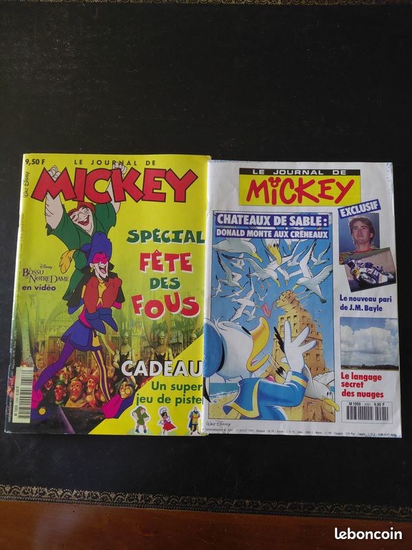 Lot de 2 livres "Le jounal de Mickey" (image 1)