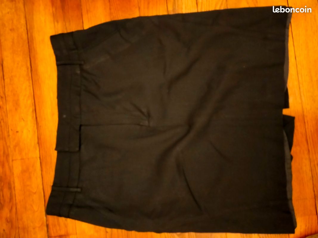 Jupe noir marque Comptoir des cotonniers T40 (image 2)