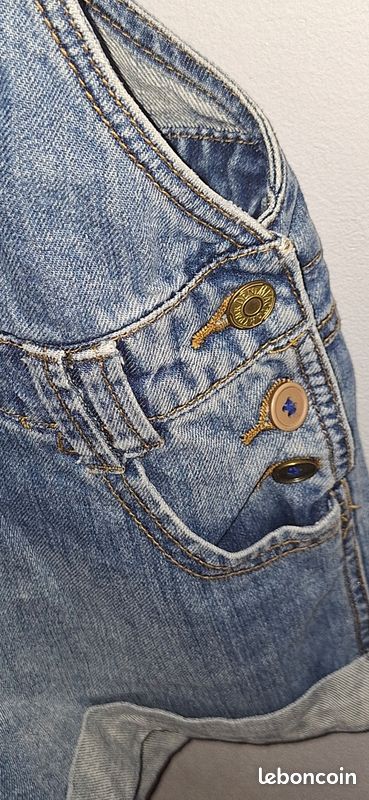 Salopette short jeans Pimkie T34 (image 4)
