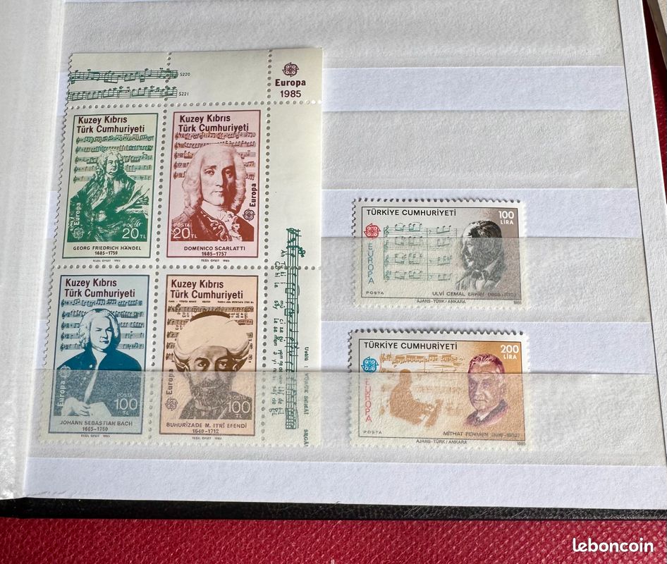 Philatélie : Timbres EUROPA 1985 – Collection complète (image 4)