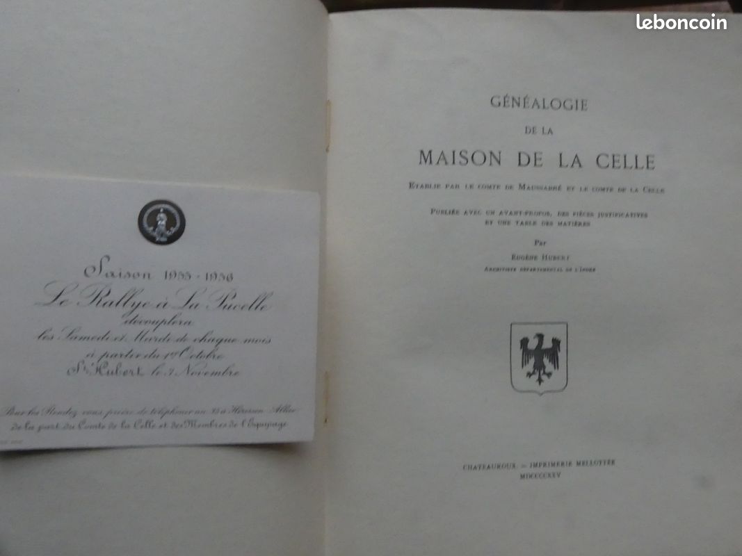 Généalogie de la maison de la Celle (image 2)