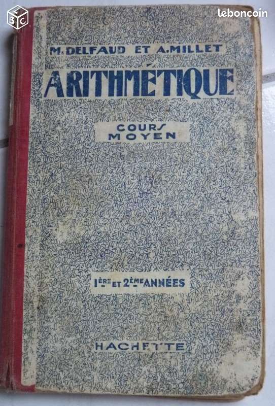 Manuel scolaire arithmétique (image 1)