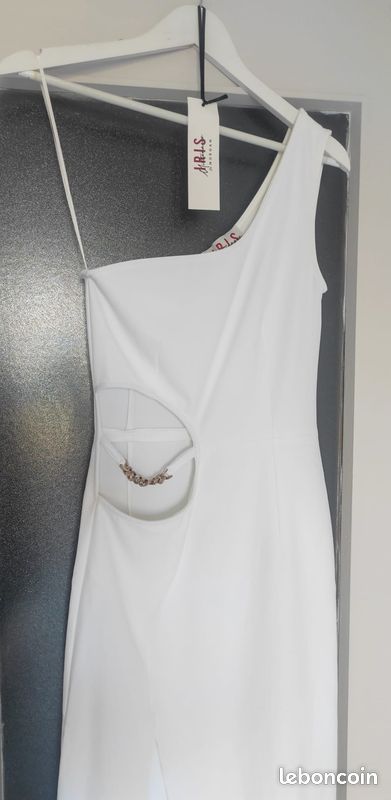 Robe longue pour cérémonie ou soirée estivale- taille 38 (image 2)