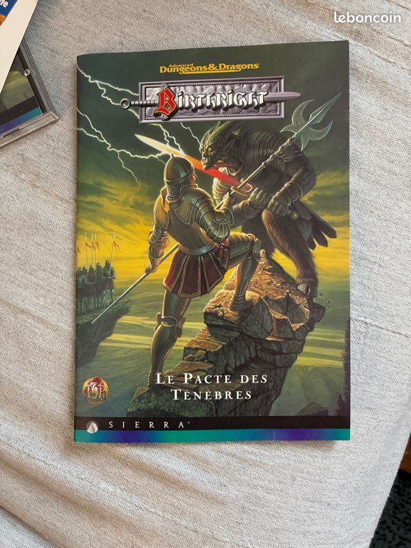 Jeu PC BIRTHRIGHT – Sierra, 1997, Disque Testé Et Livret Ok, édition Française