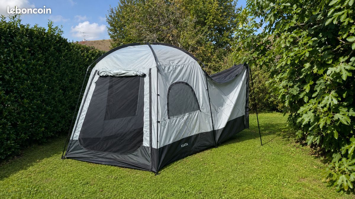 Auvent Pour Bus Skandika Pitea Dome – Autoportant, 2-4 Pers., Hauteur 2,2 M, 10,4 M², 3 Entrées Moustiquaires, 3000 Mm