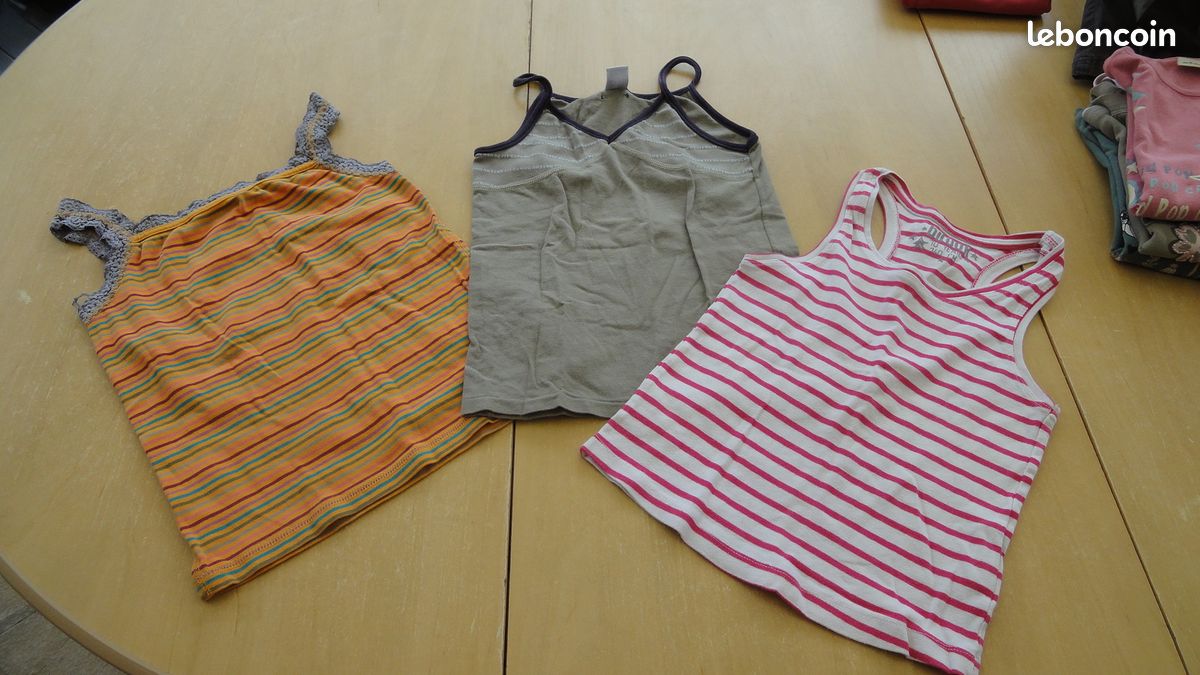 Lot de 3 hauts à bretelles 10 ans (image 1)