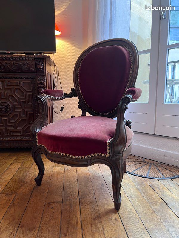 Fauteuil style Louis Philippe (image 2)