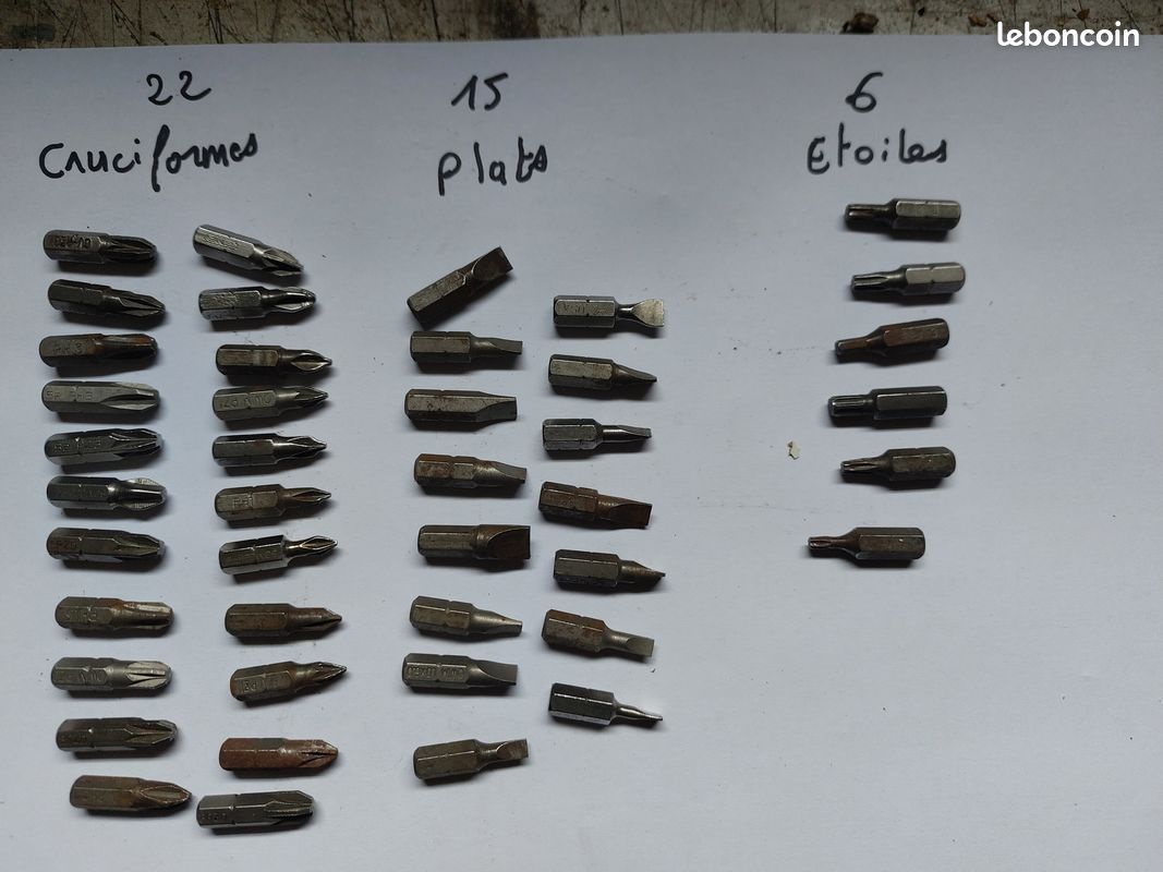 Embouts tournevis (image 1)