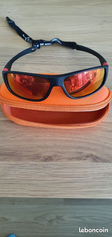 Lunettes soleil cebe cat 3 orange rouge junior (image 1)