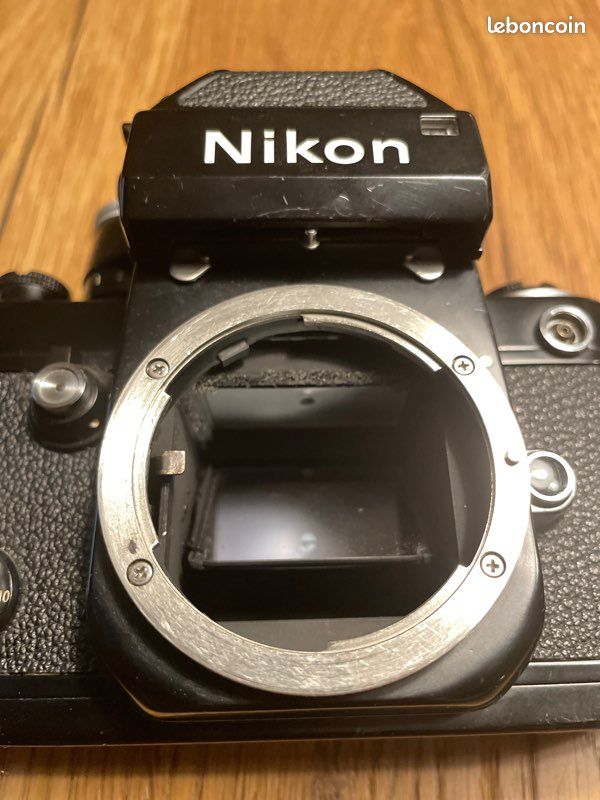 Nikon F2 Photomic Black with Nikon Nikkor 24mm F2.8 non-Ai