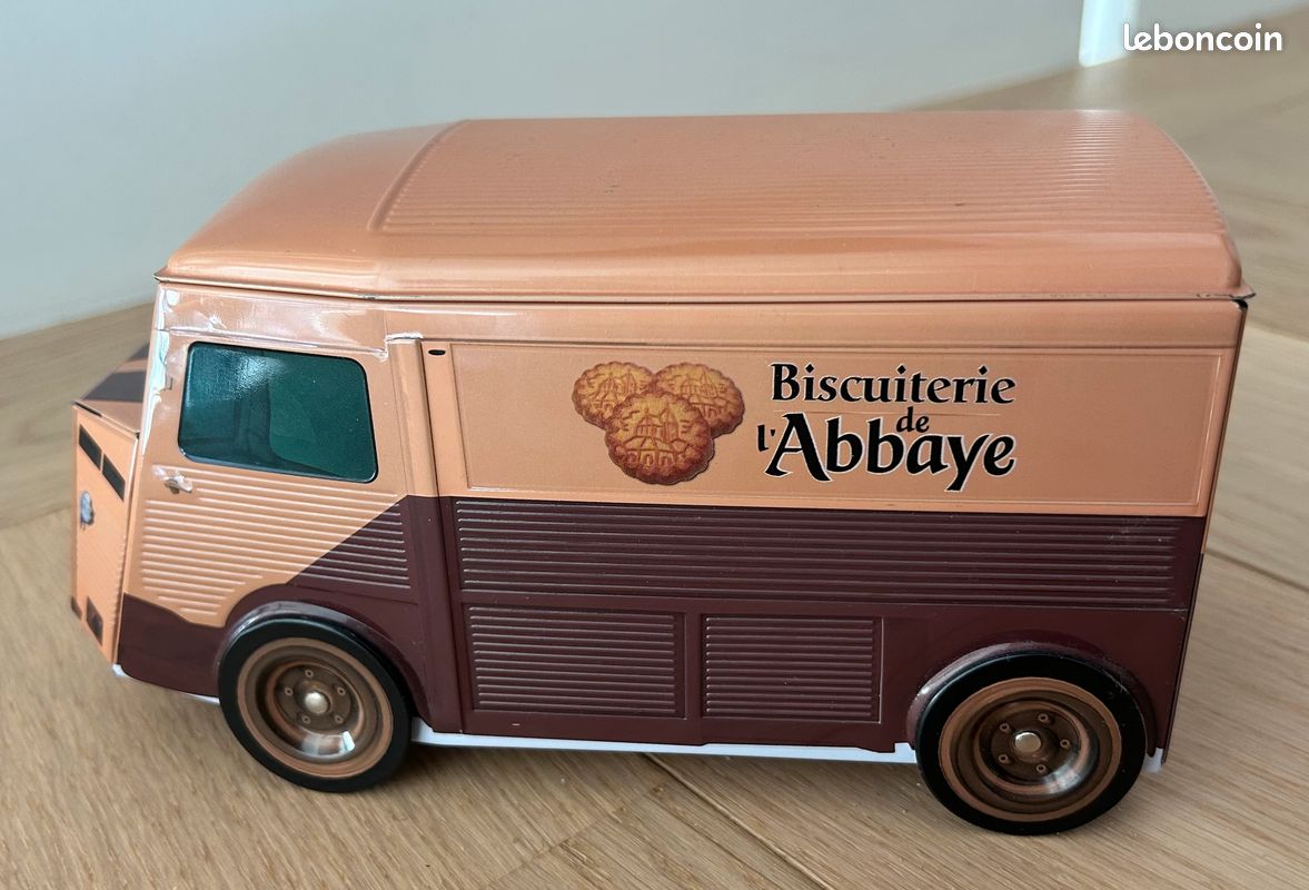 jouet ancien camion publicitaire biscuit beaumont