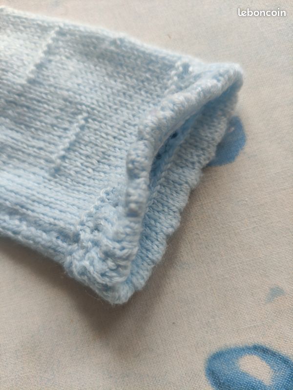 Veste en laine naissance (image 3)
