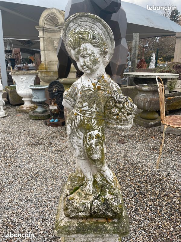 Plaque Murale Enfant Chérubin à Suspendre - Style Victorien, Sculpture Art Déco Blanche CR1