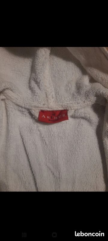 Peignoir blanc ARTHUR 4ans (image 7)