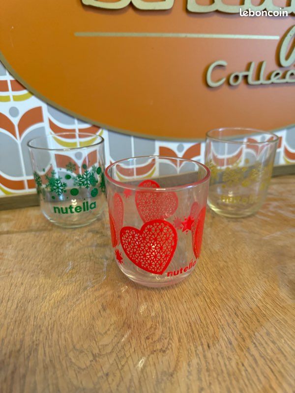 Lot De 6 Sous-verres Vintage En Toile Plastique - Fait Main Au Point De Croix - Motif Noël - Multi-color