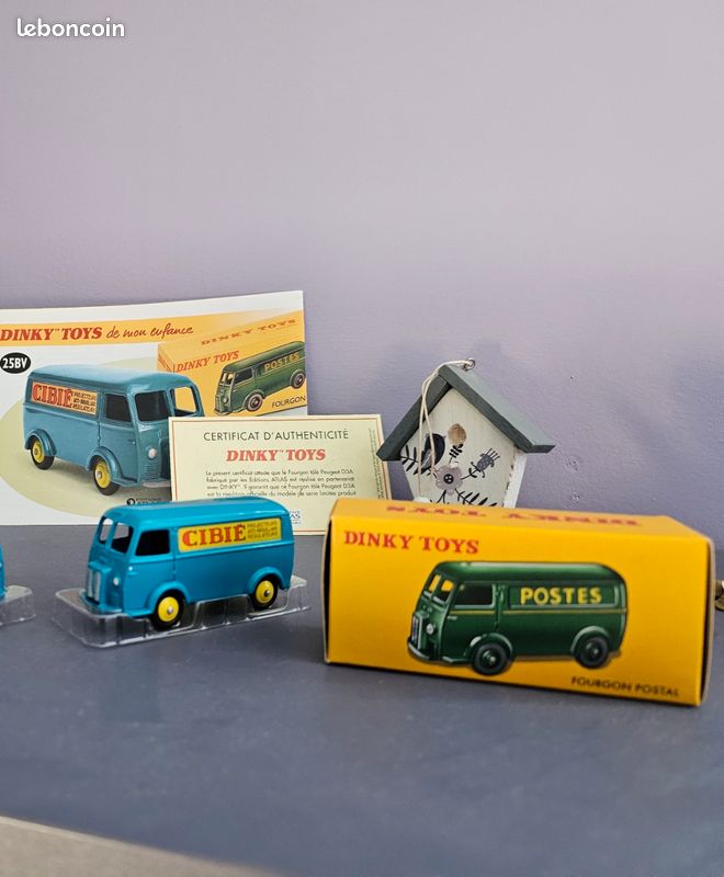 LOT DE 3 UTILITAIRES AVEC BOÎTES #25B/25BV/564 SÉRIE 1 DINKY