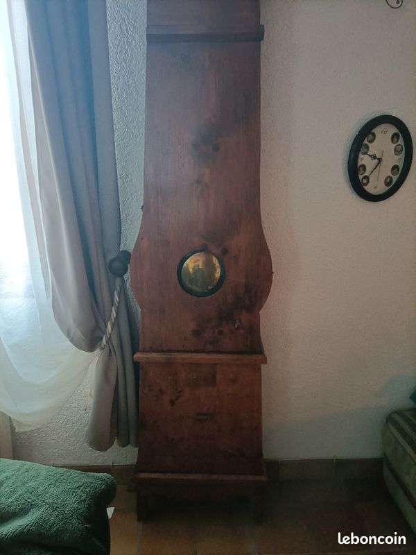 Horloge ancienne en bois (image 4)