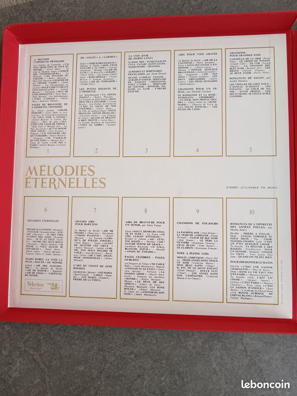 Coffret de 10 vinyles “Mélodies Éternelles” (image 4)