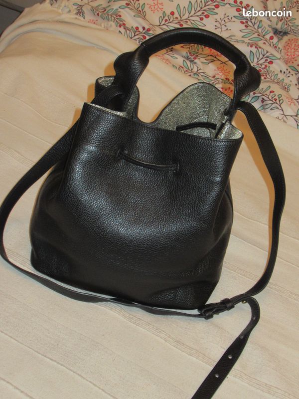 Sac seau Gerard Darel tout cuir avec dust bag (image 4)
