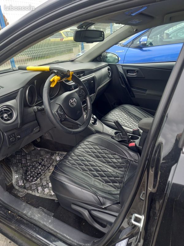 Stuurhoes Van Suède – Voor Toyota Auris (5-deurs, TS, 3-deurs E180/E150) – Beschermt Tegen Slijtage – Zwart Type D
