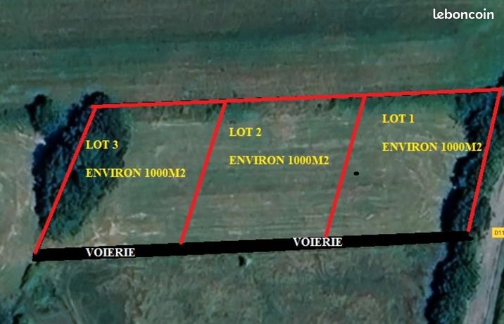 Terrain 3 110 m² Janailhac