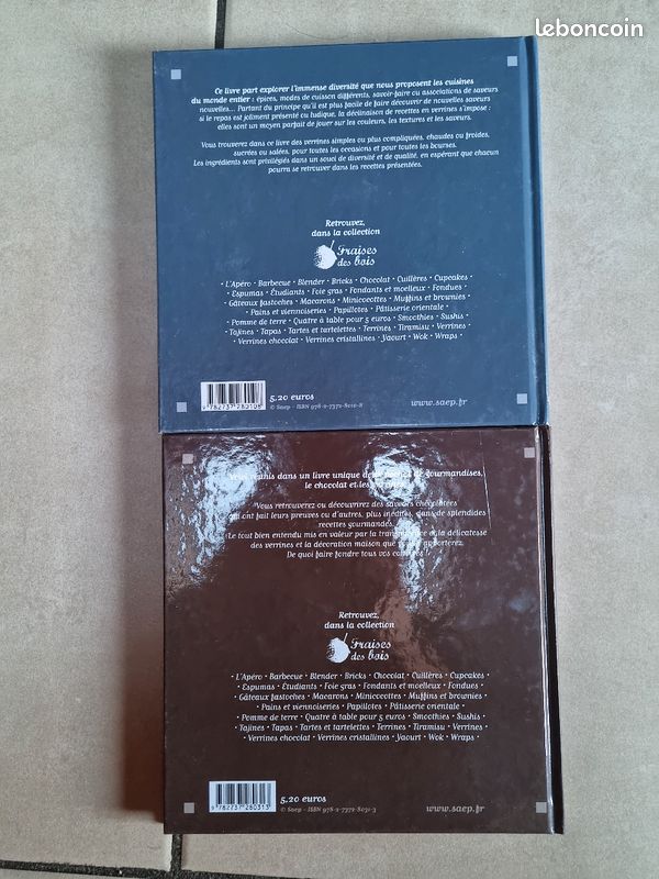Lot de 2 livres verrines (image 2)