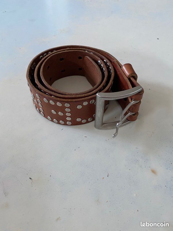 boucle ceinture le temps des cerises marron