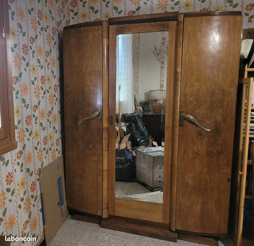 Armoire années 50 à restaurer (image 1)