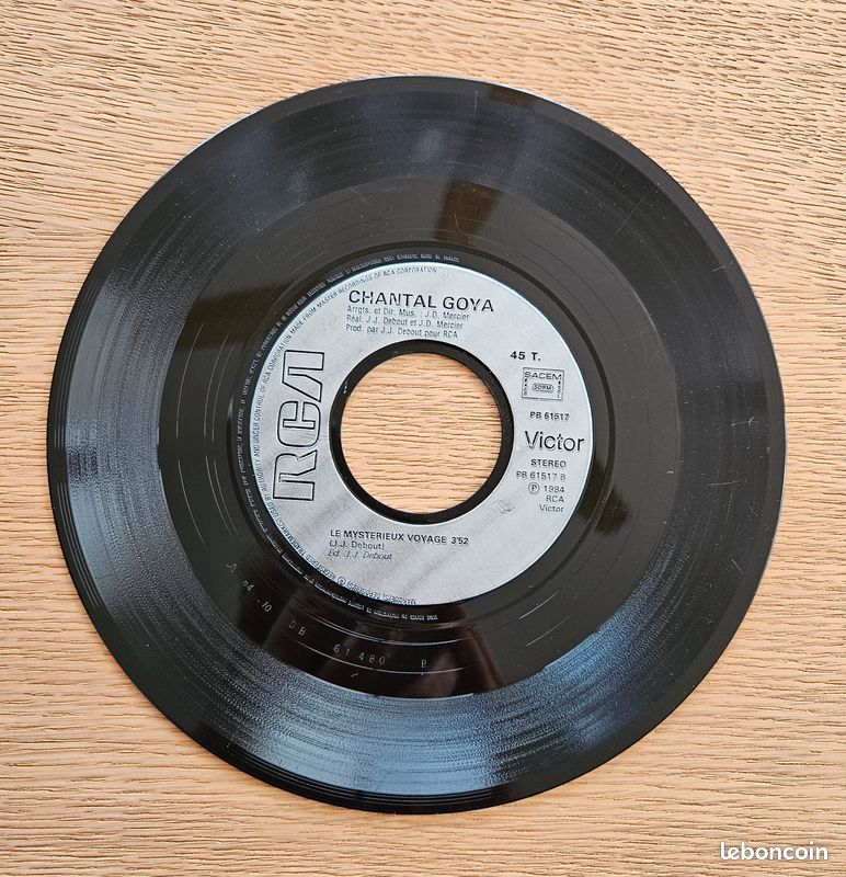 Lot 7 disques vinyle - 45 Tours - pour Juke-box : Christophe - Nicoletta - Richard Antony - Mireille Mathieu - Démis Roussos - Chantal Goya (image 14)