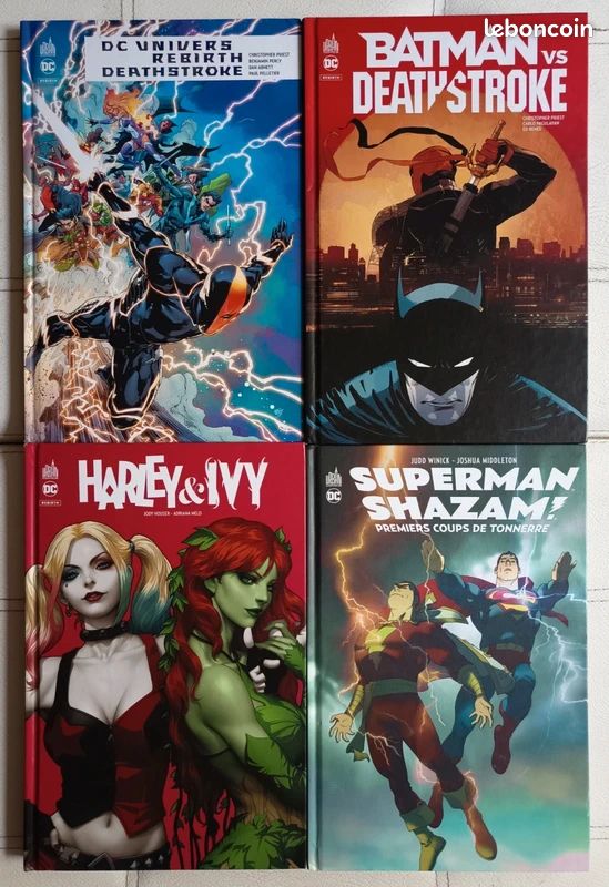 Vends lot 4 recits édités chez Urban Comics (Batman Deathstroke Ivy Harley Superman) (image 1)