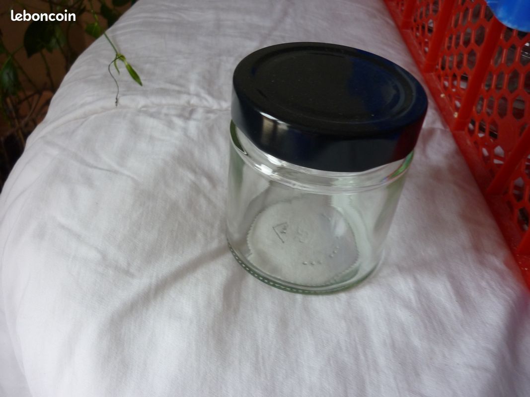 Lot petits pots en verre avec couvercle (image 3)