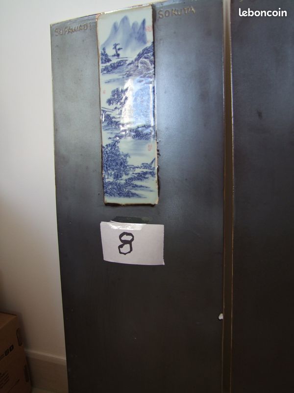 Céramique grande hauteur motif japonisant vendu à la pièce (image 8)