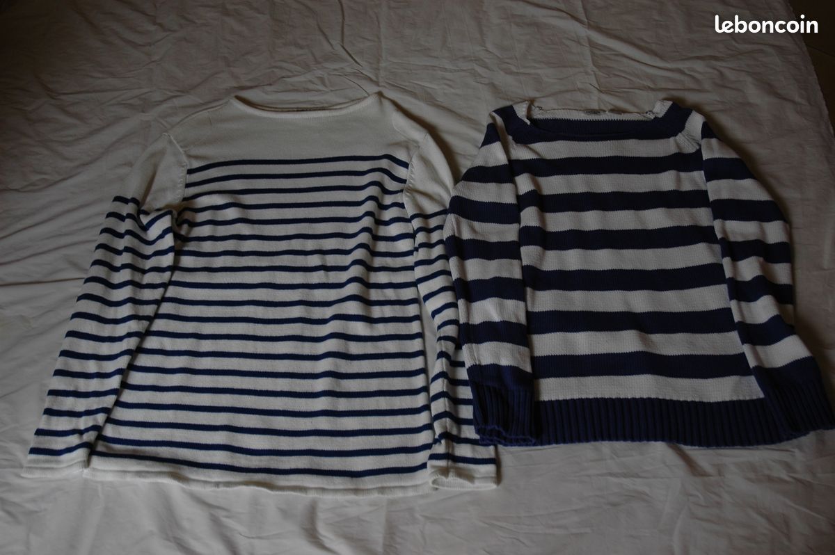 2 pulls en coton taille 46 (image 1)