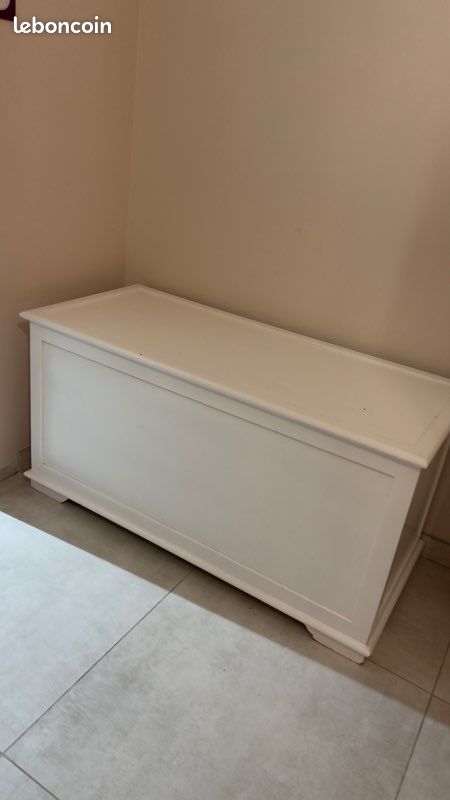 Coffre à jouet en bois grande taille (image 1)