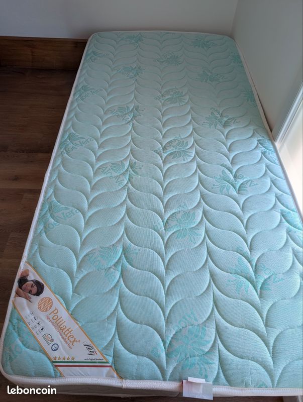 Sommier 90x190 + matelas 90x190 (image 2)