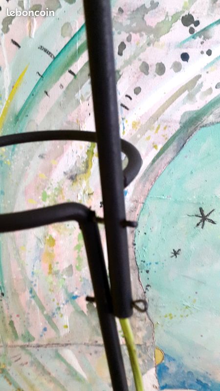 Lampadaire tripode porte-plantes 60's (image 5)