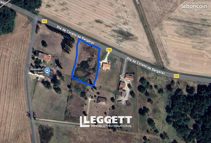 Terrain 3 822 m² Carsac De Gurson