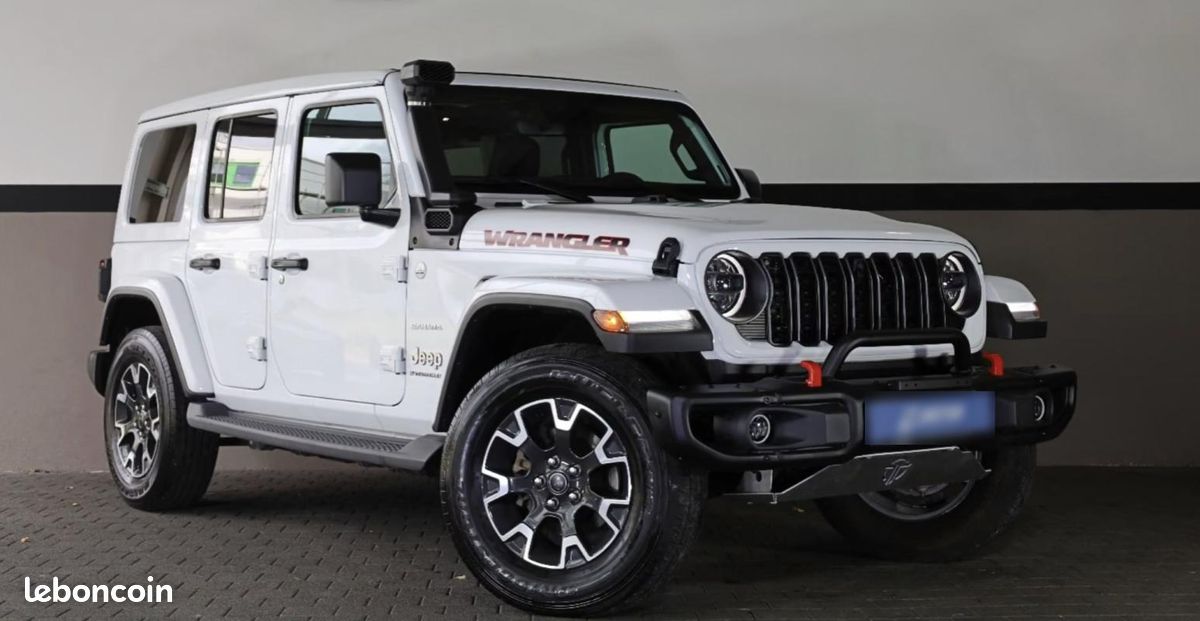 Jeep Wrangler 2.0 UNLIMITED SAHARA PAS DE MALUS - ENTRETIEN À JOUR & GARANTIE (image 1)