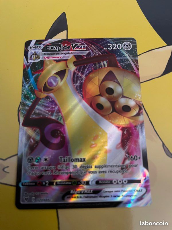 Carte Pokémon Exagide Vmax (image 1)