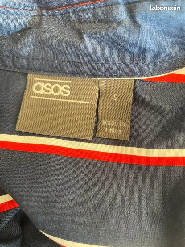 Chemise femme rayée Asos – Taille S (image 4)