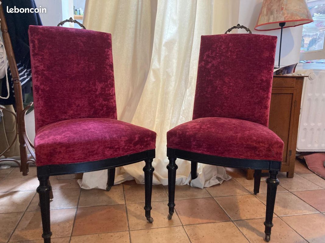 Deux chaises Napoléon III (image 1)