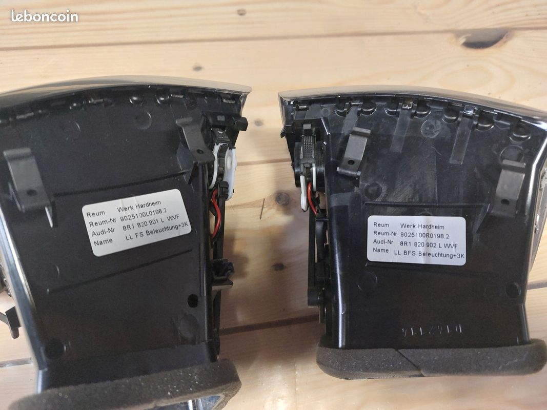 Grilles De Ventilation Avant (gauche + Droite) Pour Audi Q5 2008+ - PARTSLINE - Réf KC02320