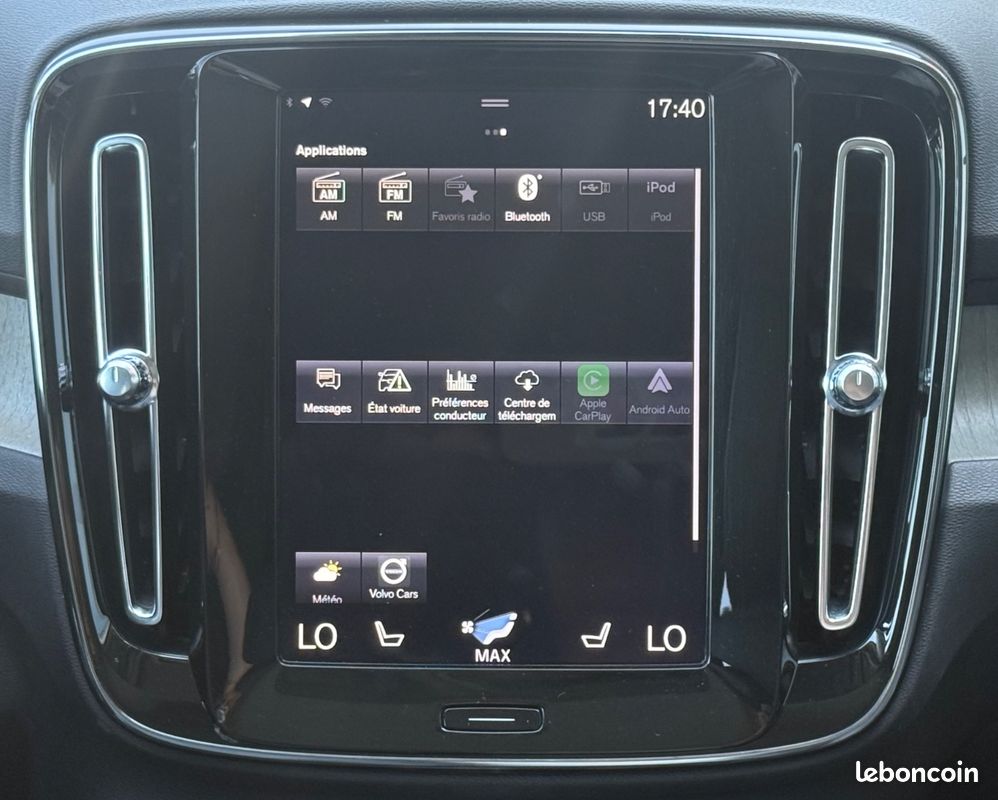 VOLVO XC40 1.5 T3 165 2WD GEARTRONIC INSCRIPTION LUXE Bva - ATTELAGE ESCAMOTABLE ELECTIQUEMENT (image 29)