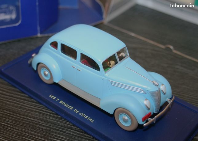 Tintin - Editions Atlas - N° 49 La Ford turquoise Tintin Objectif Lune neuve en boite