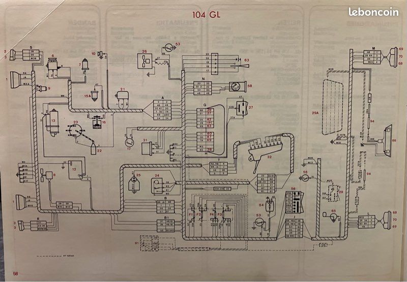 Peugeot 104 Manuel d’utilisation et d’entretien quadrilingue (image 2)